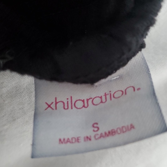 XHILARATION black ruffled top - Picture 3 of 3